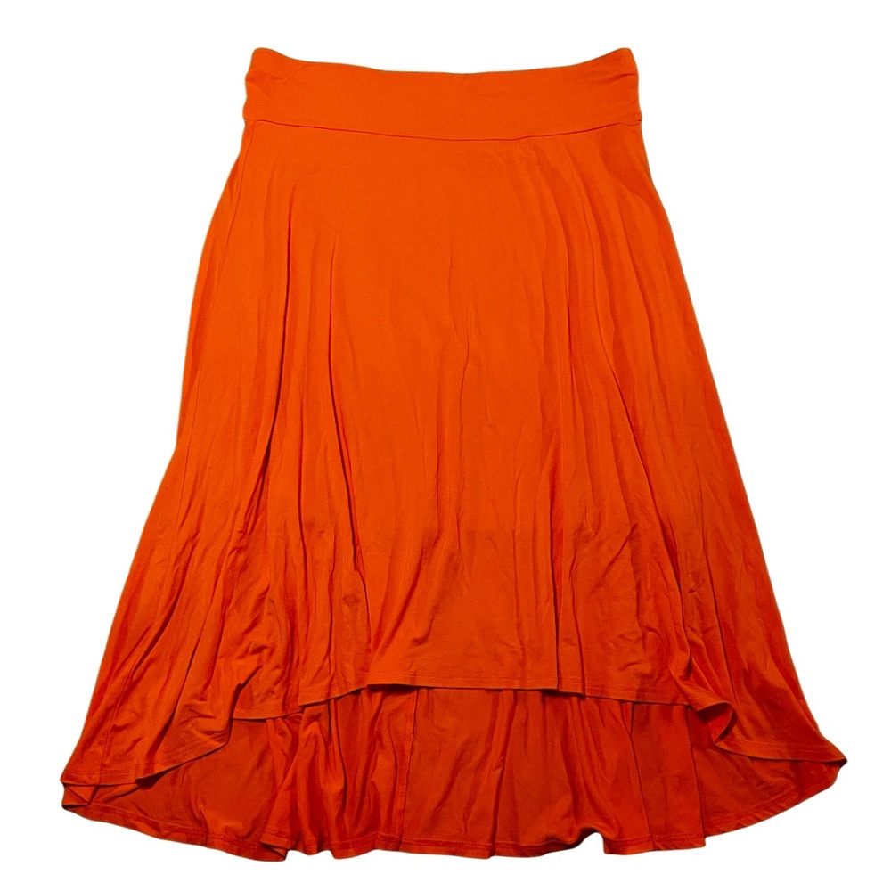 Bright Orange ANN TAYLOR HIGH LOW SKIRT size Medium